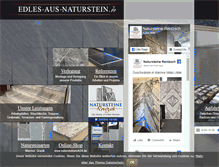 Tablet Screenshot of edles-aus-naturstein.de